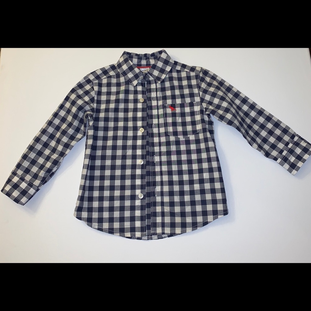 Carter’s boy button down long sleeve shirt